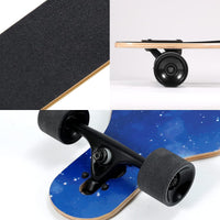 TLHB 41 inch drop through longboard skateboard with 9-ply maple deck and PU wheels - view 13