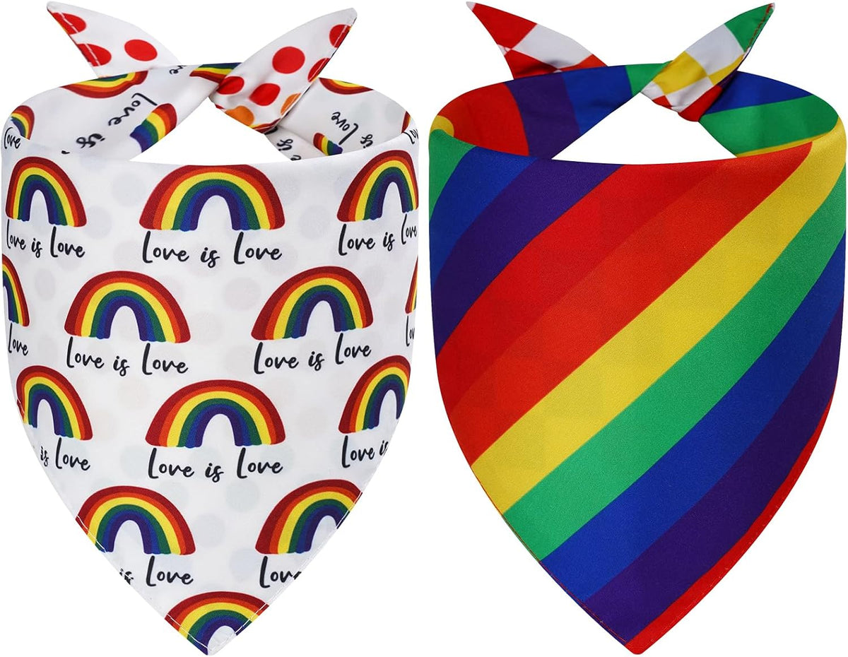 Halloween Dog Bandanas Large 2PCS - pride-26-RB CB / Small