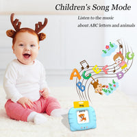Startcan Talking Flash Cards for Toddlers 1 2 3 4 5 - 556-bilingual-blue (Abc, 0-100, Phrases+3 Songs) - image 4