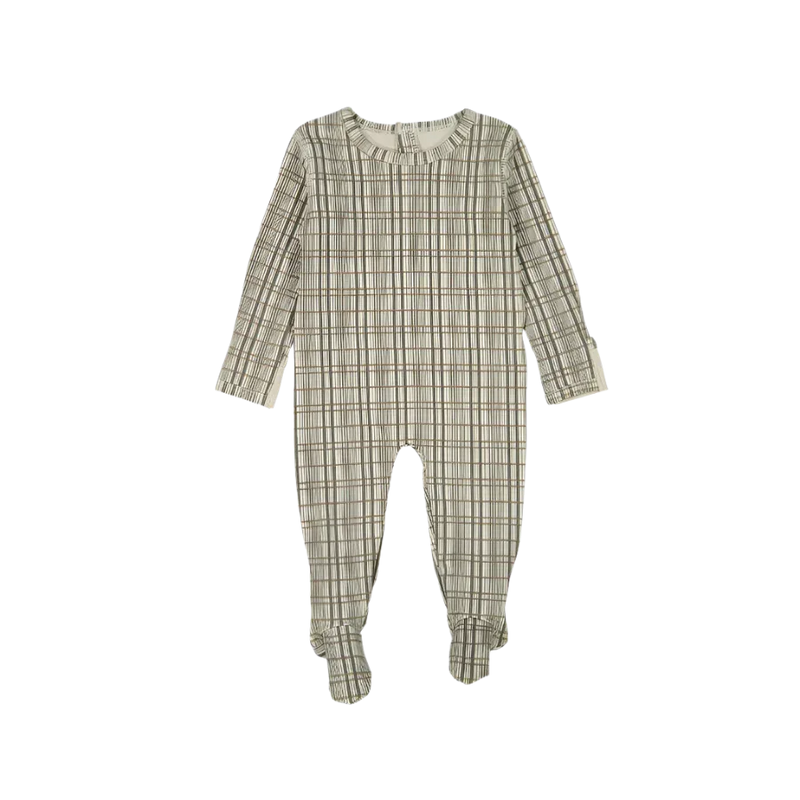 The Printed Romper - Plaid - BIG FRENCHIES