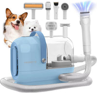 HEAPETS Dog Grooming Vacuum Kit - Blue