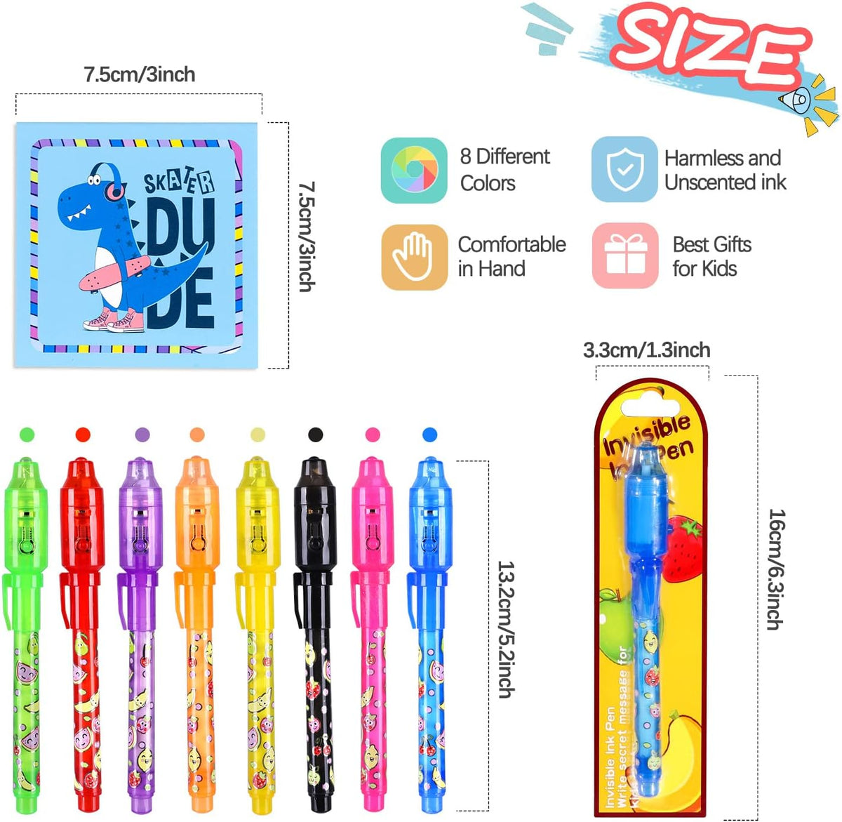TAFULOR Invisible Ink Pen for Kids - 24 Count (Pack of 1) - image 2