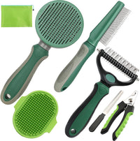 Pet Grooming Kit, Slicker Brush - A-Green