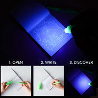 BONNYCO Invisible Ink Pen and Notebook Pack of 16 Party Favors - Jungle - Pack 32 - image 2