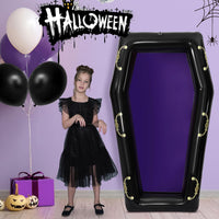 Aoriher 1 Pack 52" Halloween Inflatable Coffin Cooler Fake Coffin - Purple / 1 - image 3