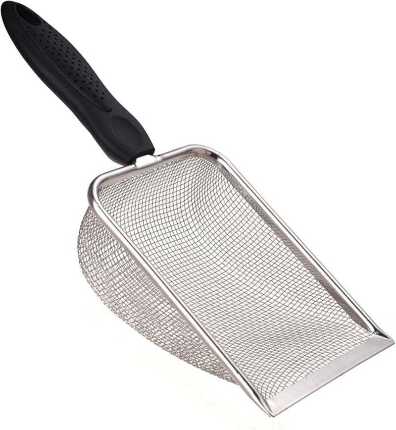SunGrow Reptile Sand Scoop, Stainless Steel Sifter for Lizard