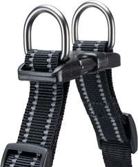 EXCELLENT ELITE SPANKER Reflective Step-in Dog Harness Vest Chest - Black / M-Chest 19-22" - image 4