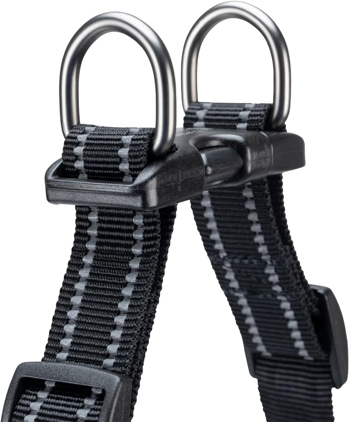 EXCELLENT ELITE SPANKER Reflective Step-in Dog Harness Vest Chest - Black / M-Chest 19-22" - image 4