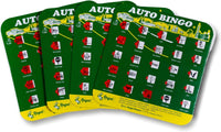 Regal Games Finger-Tip Shutter Bingo Cards with Sliding Windows - Green