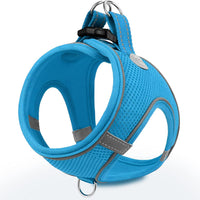 Joytale Step-in Dog Harness, Soft Breathable Mesh, Black S – Essentials for Dogs - M--Chest: 16.5-18.5'' / SkyBlue