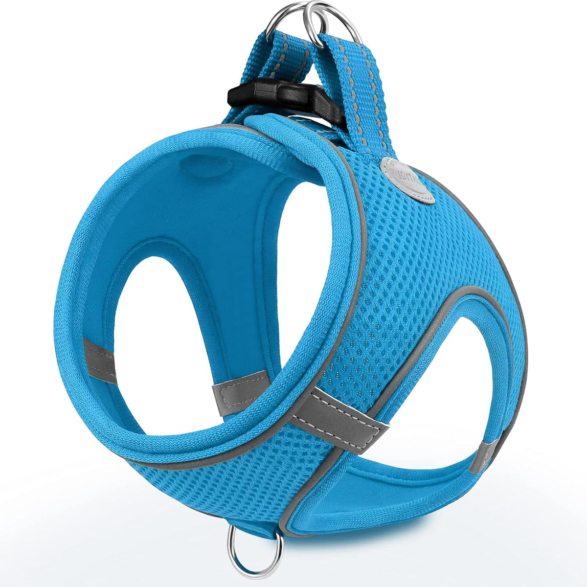 Joytale Step-in Dog Harness, Soft Breathable Mesh, Black S – Essentials for Dogs - M--Chest: 16.5-18.5'' / SkyBlue