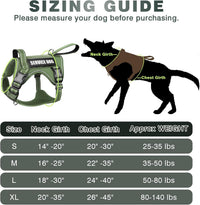WINSEE Tactical Dog Harness - X-Large / Green - image 3