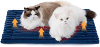 Bedsure ComfyFleece Self Warming Cat Bed Mat - Night Blue / 30.0"L x 20.0"W