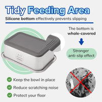 PEDAY 2.64 Gallon Extra Large Dog Water Bowl - 1.2 gallon / Silver, Nonsilp - image 3