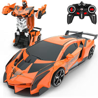 BLUEJAY Transform RC Cars for Boys 3-12 - Orange
