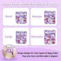 Pet Soft Female Dog Diapers, Puppy Diapers - New Animal / X-Small:7''-10'' - image 4