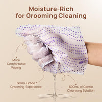 HICC PET Cleaning Glove Wipes PRO for Dogs & Cats - Unscented / 6PCS - image 3