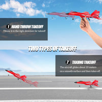 Crohorizon foam RC airplane for beginners with six-axis gyro and lights - view 21