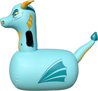 Hearthsong Hop N Go Inflatable Unicorn Riding Bouncy Hopping Toys - Dragon / 2 Pack - image 2