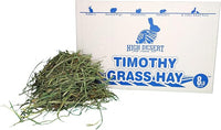 High Desert 2nd Cutting Timothy Grass Hay for Rabbits, Guinea Pigs, Chinchillas & Small Pets – Premium Hand-Packed Natural Hay, High-Fiber, Additive-Free, Grown in USA – 8 lb Box