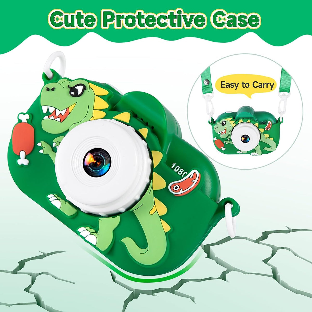 MAVOKIS Kids Camera Digital Camera for Age 3-8 - Green - image 4
