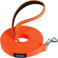 Vivifying Waterproof Long Dog Leash - 20ft / Orange