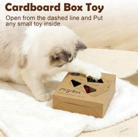 Interactive Cat Toys -Migibox for Indoor Bored Cats - White Normal / Large - image 4