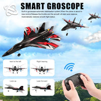 New Upgrade SU27 RC Airplane, Remote Control Fighter Toys - Black - image 3