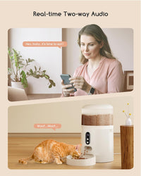 Automatic Cat Feeder with Camera, 3MP HD Video & Night Vision - 3MP Camera - image 4