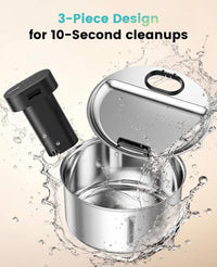 oneisall 108oz/3.2L Wireless Stainless Steel Cat Water Fountain – Essentials for Cats - 108oz Cat Fountain+6 Filters+6 Sponges - image 3
