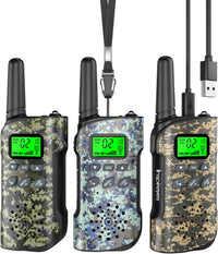 Inspireyes Kids Walkie Talkies - Mini Ranger / 3 Pack