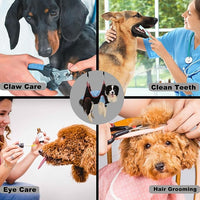 Pet Grooming Hammock Harness for Large Dogs, Breathable Pet Dog Hammock Restraint Bag,Dog Grooming Sling Helper for Trimming Nail and Ear/Eye Care(L Size,10.2")