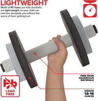 Modern Innovations Kids Weight Set Toy Dumbbells - Dumbbells / Black/Grey - image 3