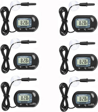 AQUANEAT Aquarium Thermometer, Fish Tank Thermometer - 6 Packs