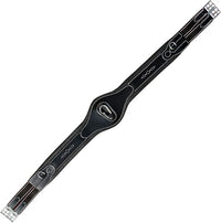 Exion Designer Anatomic Snap Over Lay Girth | Comfortable Leather Horse Girth for English Saddles | Jumping & Riding
