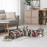 Glittme Cat Tunnel, Cat Tunnels for Indoor Cats - Black Mushroom - image 2