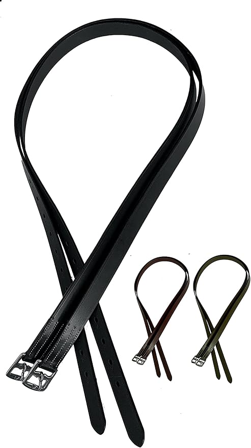 Majestic Ally Genuine Leather English Stirrup Leather (Pair)