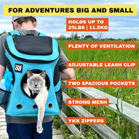Fat Cat Backpack Carrier - Airline Approved Cat Carrier with Space Capsule Bubble for for Small - 15.0"L x 11.4"W x 17.7"H - image 4