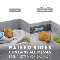 Paw Inspired Critter Box Cage Liner, Raised Sides, C&C 2x4 – Daily Care for Small Pets - Midwest - image 2