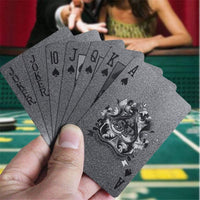 EAY Gold Waterproof Playing Cards - Black 1-pack - image 2