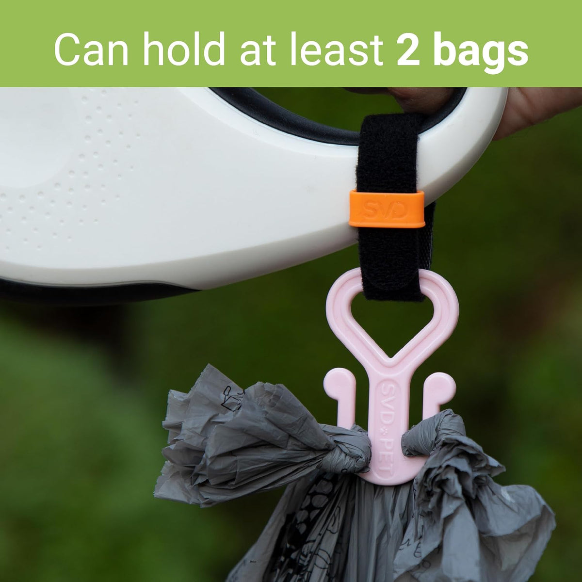 SVD.PET Dog Poop Bag Holder, Waste Bag Holder - 2 Count (Pack of 1) / Pink - image 4