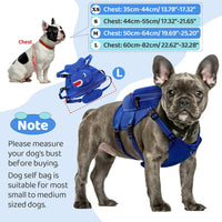 Dog Harness with Backpack - X-Small / Blue Shark - image 3