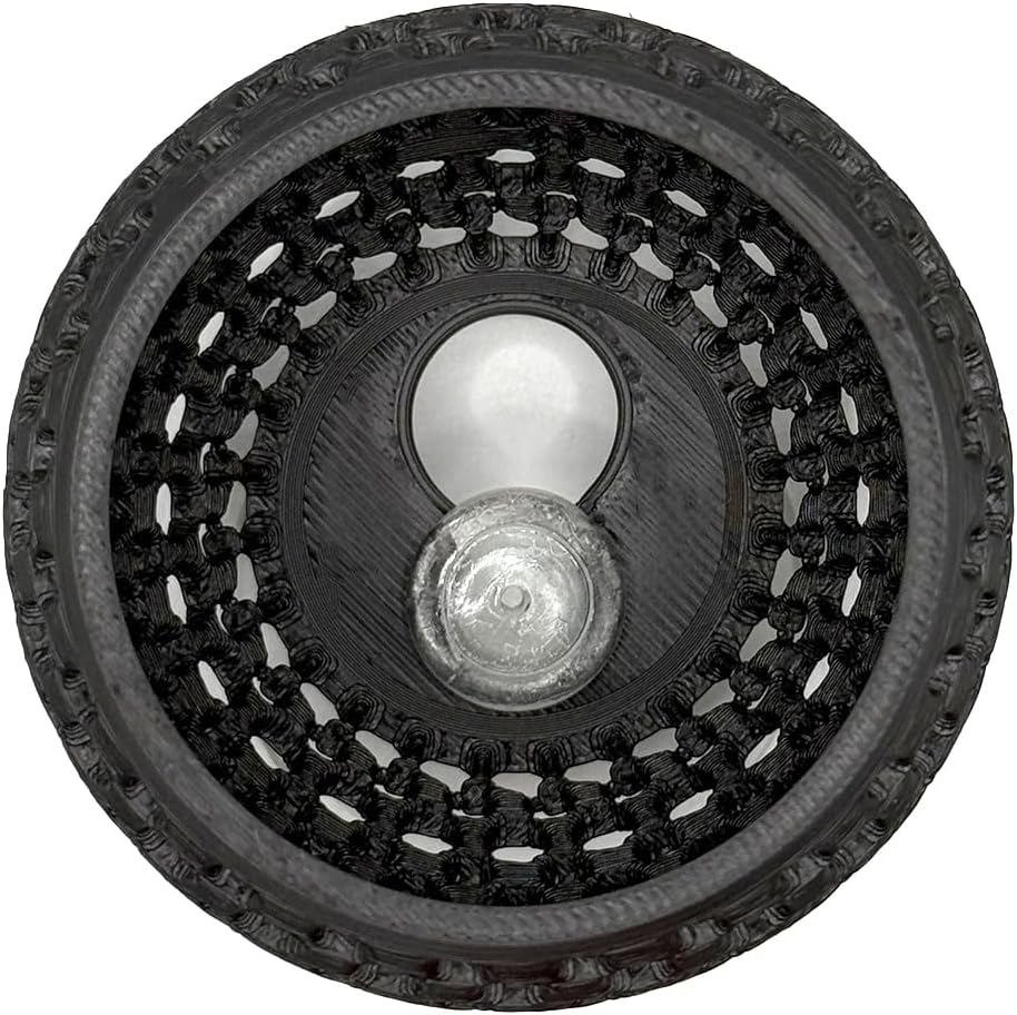 CTWPets Betta Bulb Hide 2.0, Betta Bed & Aquarium Cave - Stealth Black - image 3