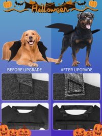 Halloween Dog Bat Wings Costume - X-Large - image 4