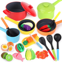 GILOBABY Kids Play Kitchen Accessories - Red