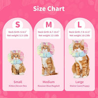 Dog Cat Surgical Recovery Cone Dog Protective Collar, Pet Recovery E-Collar Soft Neck Cone to Stop Licking Wound for Cats & Kittens Small Dog After Surgery