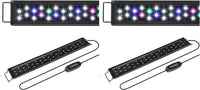 AQUANEAT LED Aquarium Light for 12 Inch Fish Tank - 18"-24" (Pack of 2)