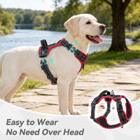 PHOEPET Upgraded No Pull Dog Harness, Reflective Adjustable Vest – Essentials for Dogs - Black / Small - image 3