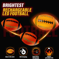 Glow in The Dark Football, Light Up LED Football Size 6 - Size 9 - image 3