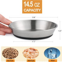 Stainless Steel Cat Bowls - 6 Pack - image 3